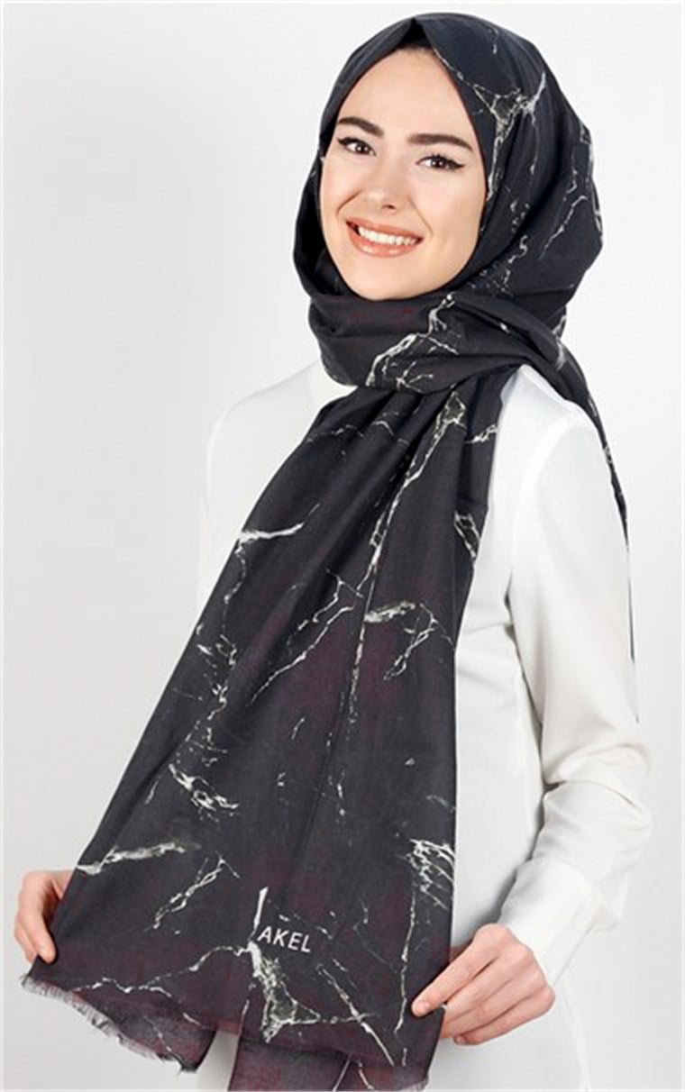 Akel Mermer Desen Şal 5000-8