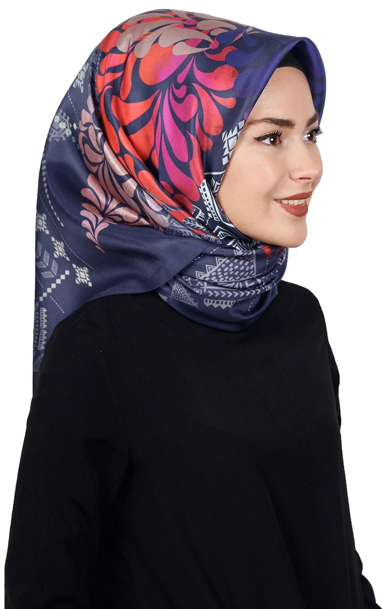 Piramit Tafta Dijital Eşarp 1915-7