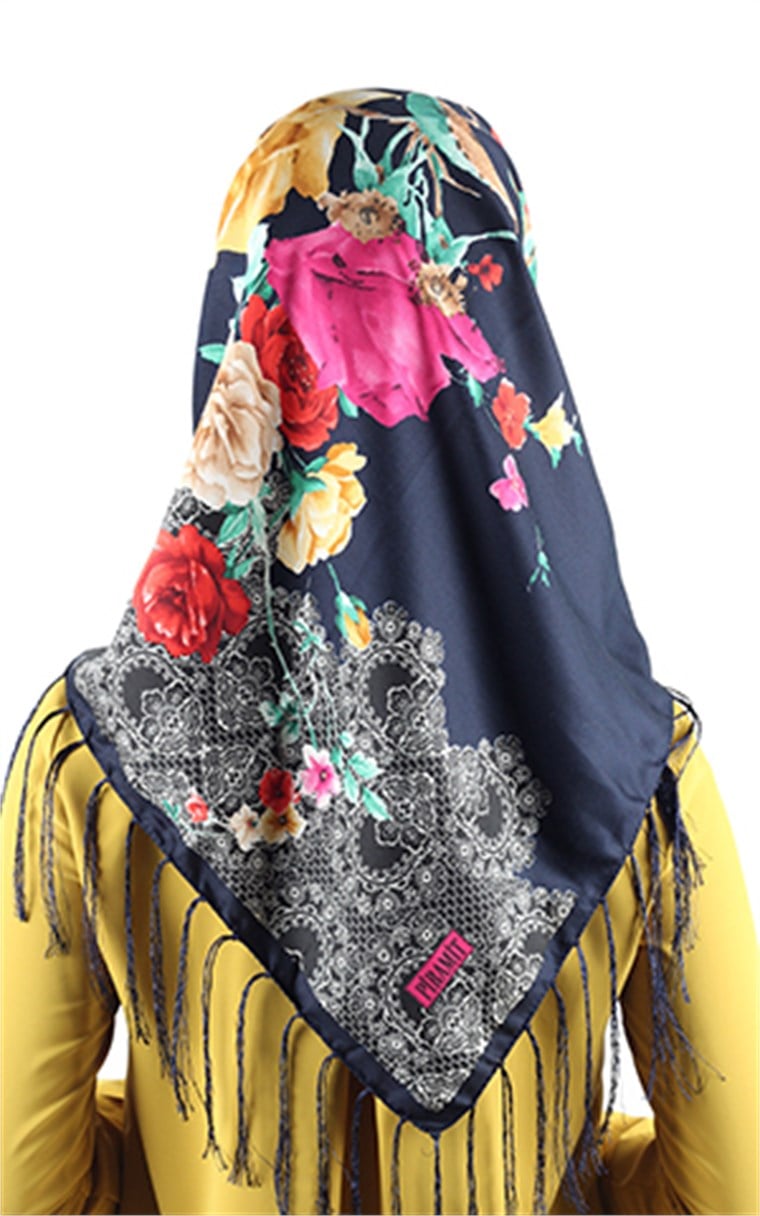 111-0013-27 PİRAMİT PÜSKÜLLÜ EŞARP