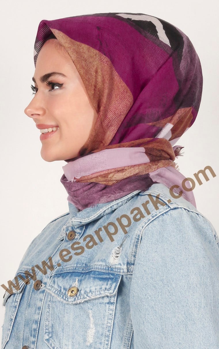 Pamuklu Trend Eşarp  1716-8