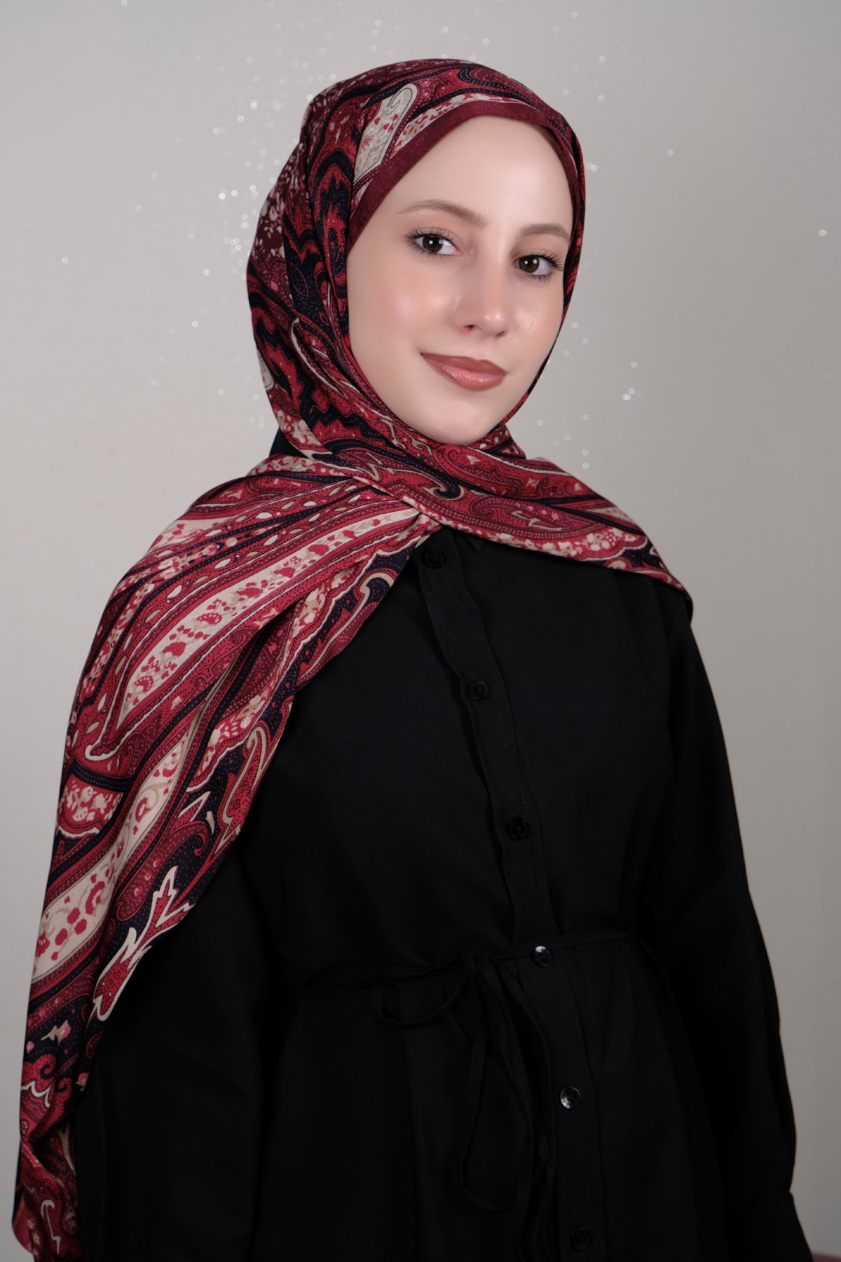 Desenli Lotus Şal 1515-7