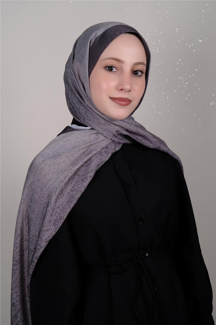 Desenli Lotus Şal 1516-10