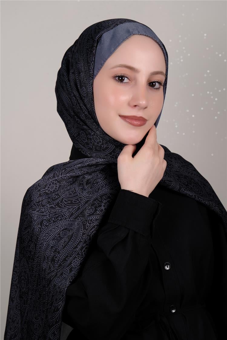 Desenli Lotus Şal 1516-12