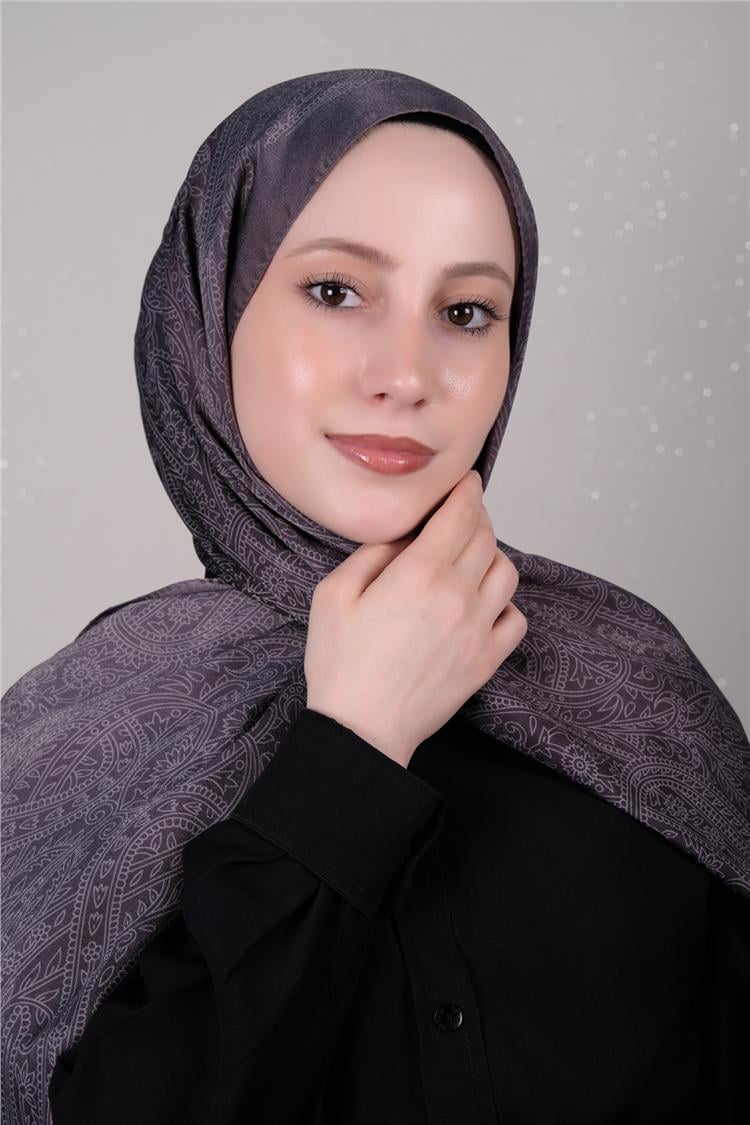 Desenli Lotus Şal 1516-6