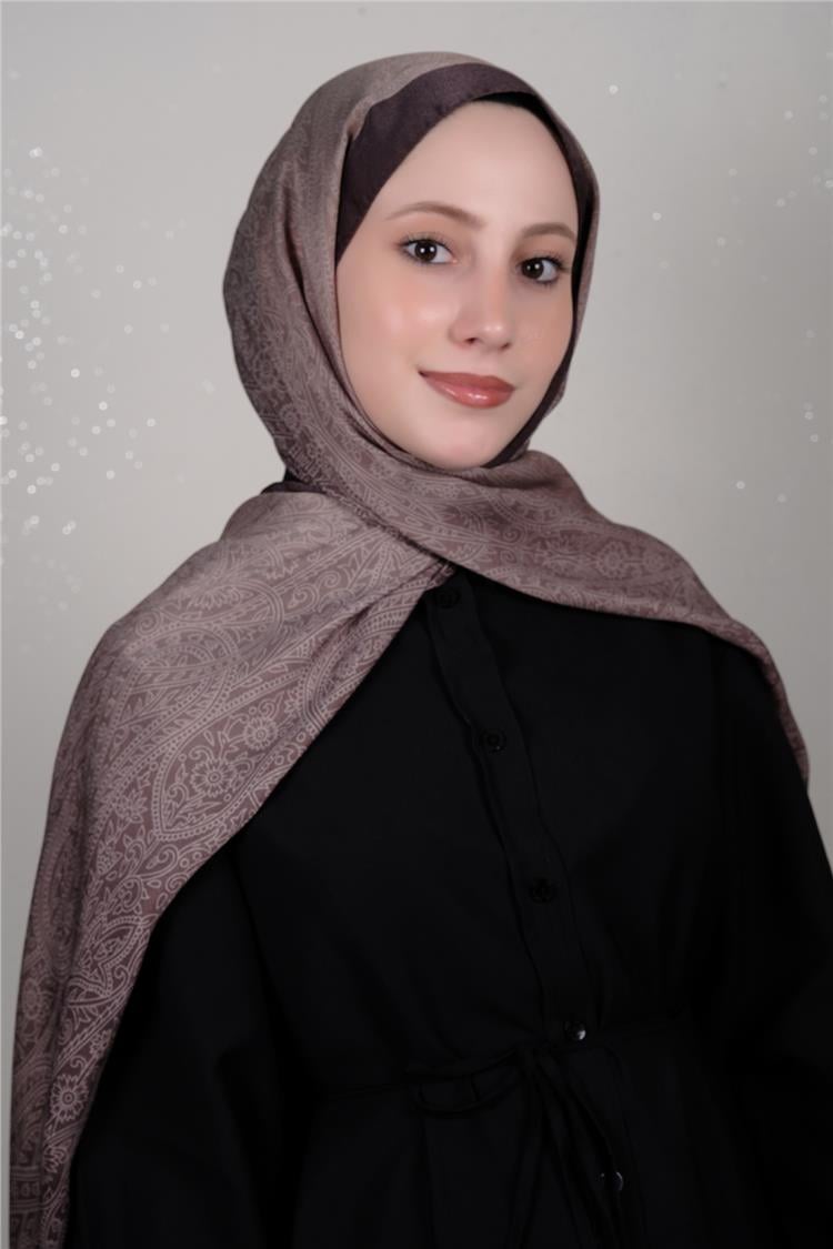 Desenli Lotus Şal 1516-8