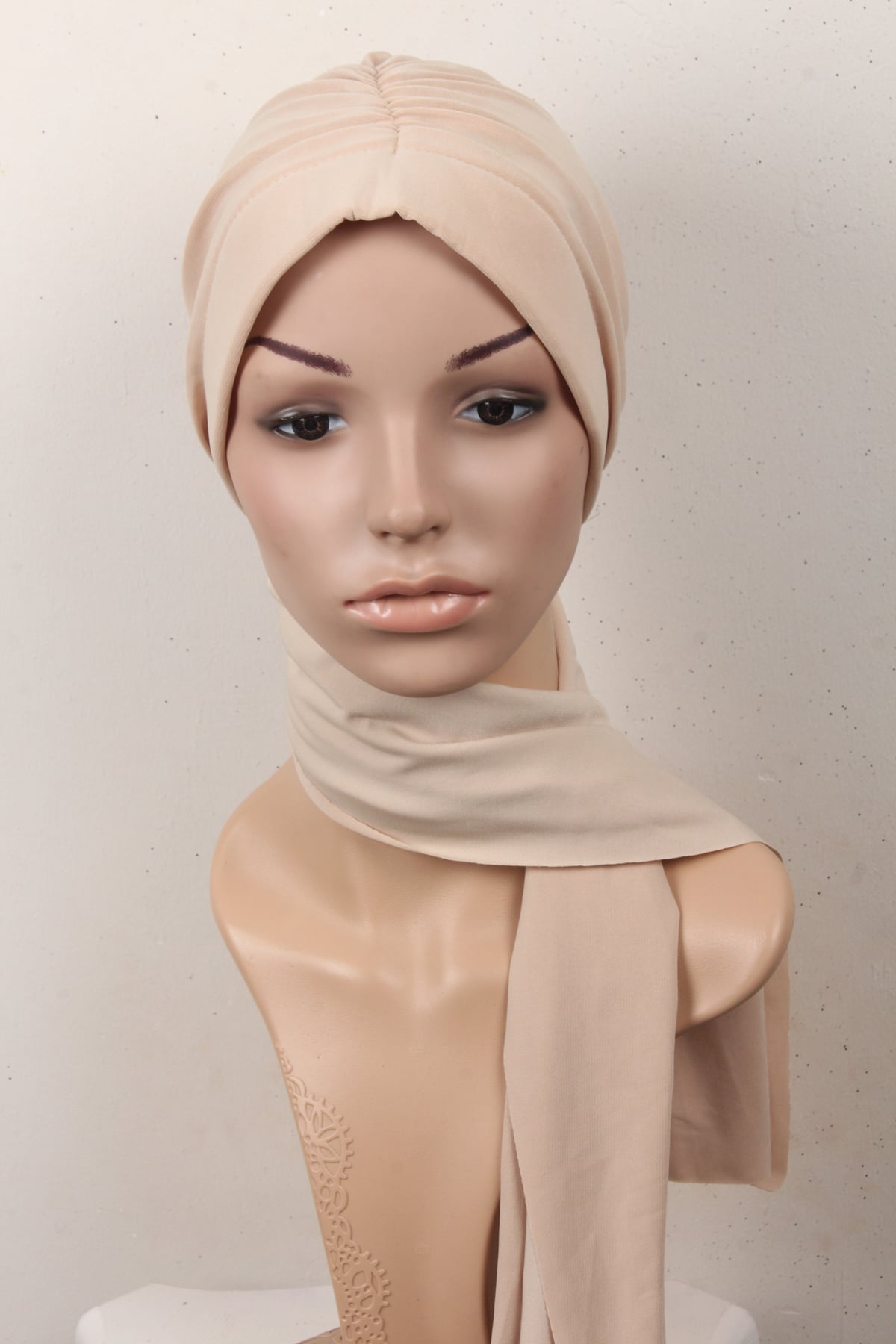 Dubai Pratik Şal 4533-4 Nude