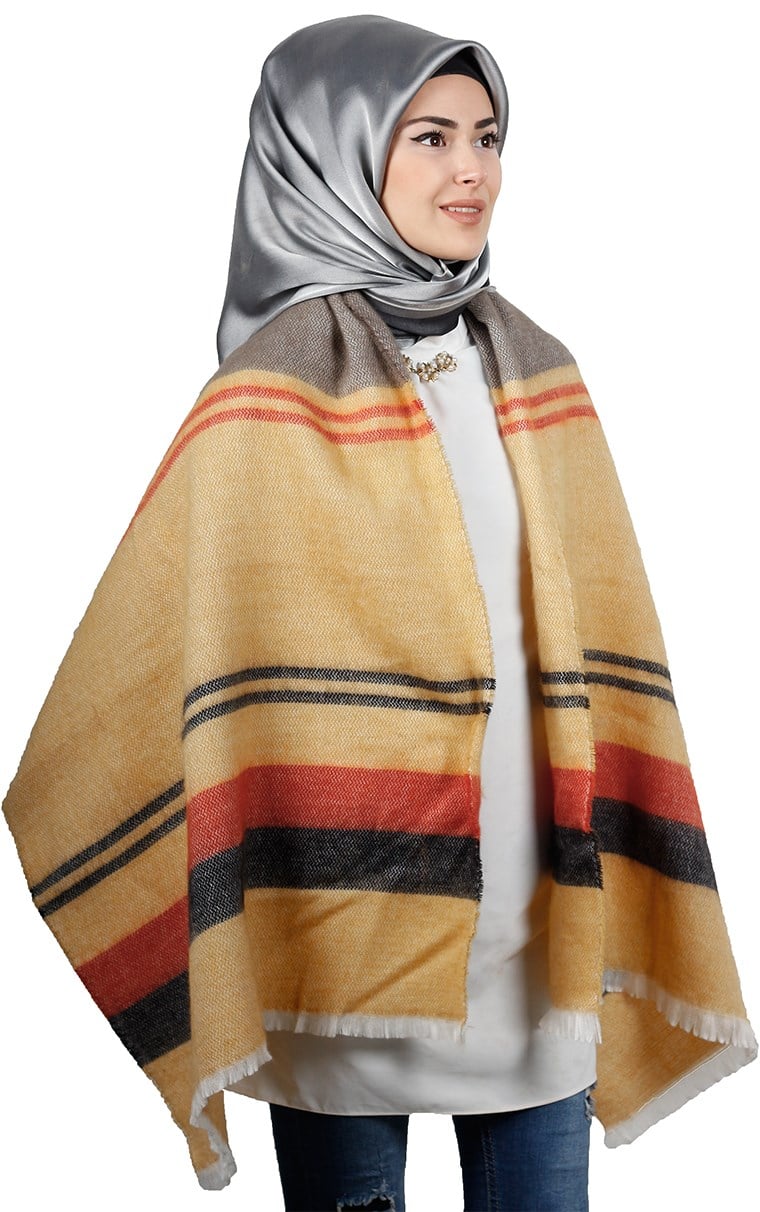 Yün Omuz Şalı 9001-55