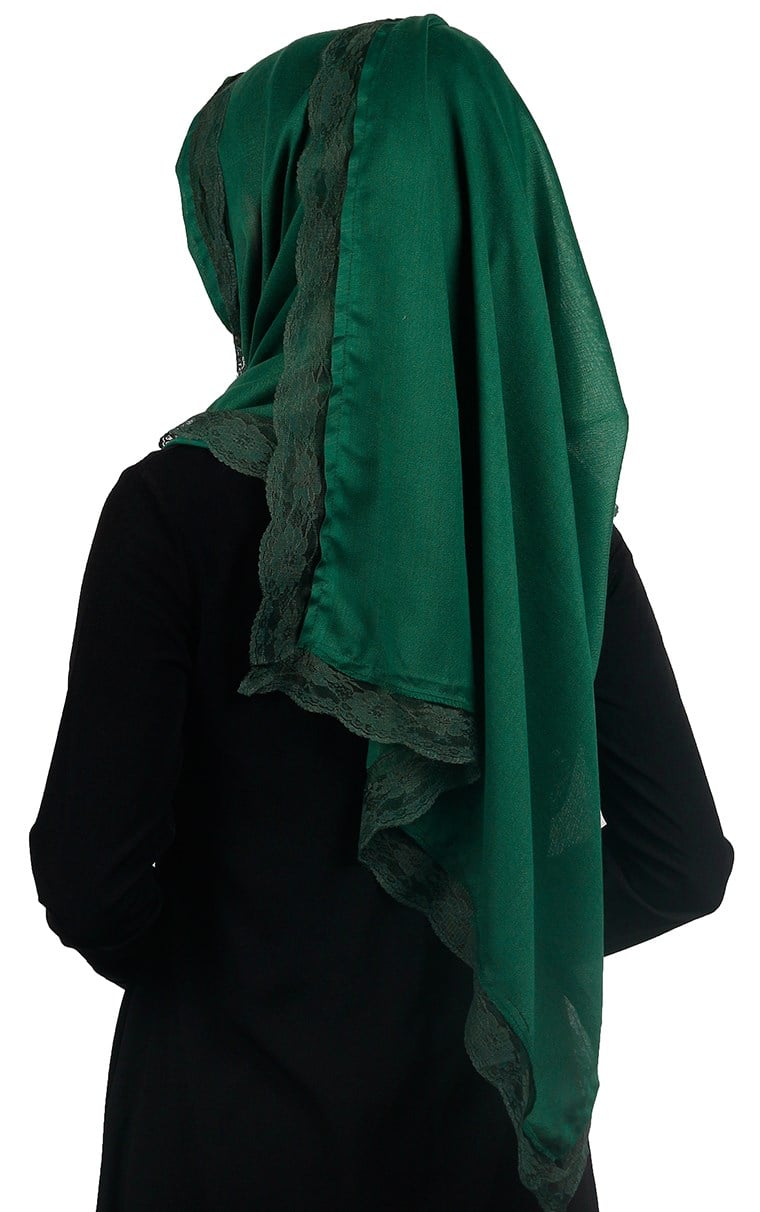 Dantelli Paşmina Şal 1243-28