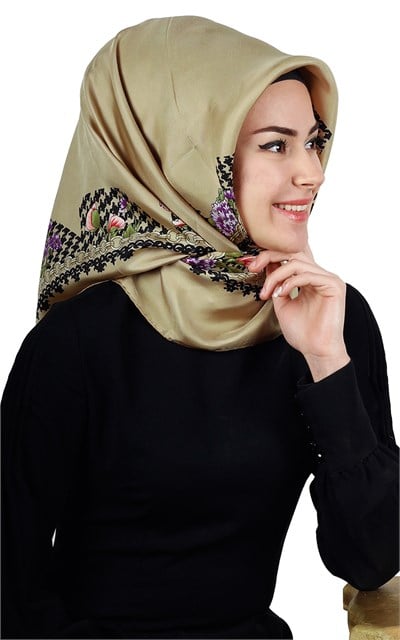 İndirimli İthal İpek Eşarp 1305-1