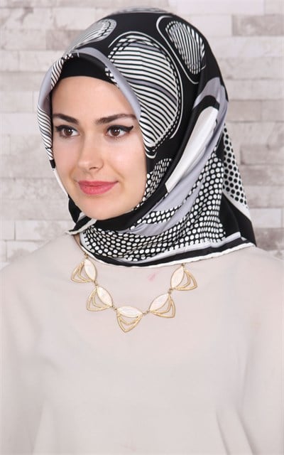 Piramit Eşarp 11215-3