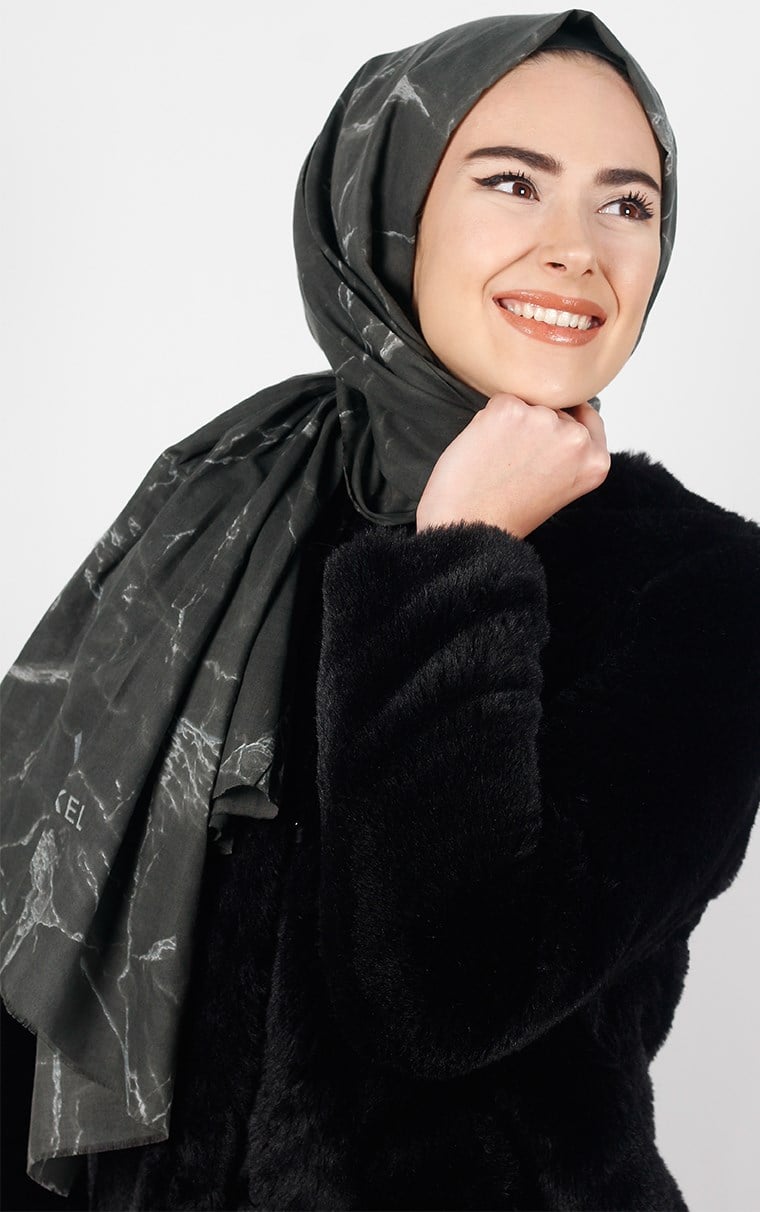 Akel Mermer Desen Şal 5000-2
