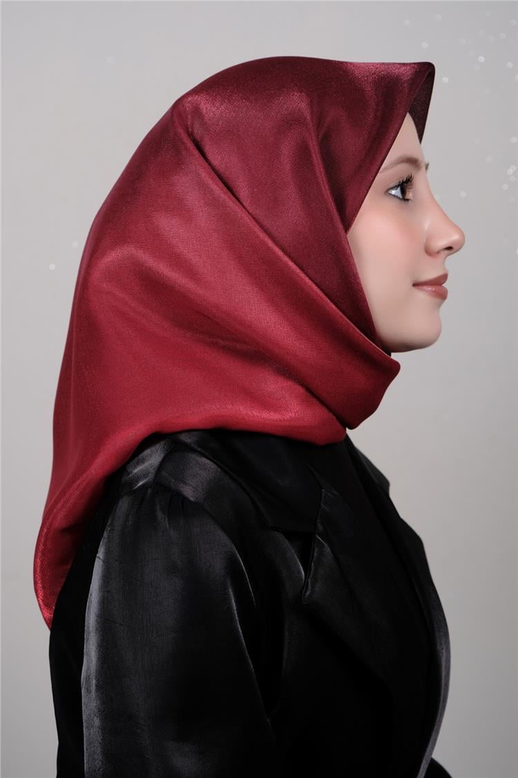 Elizya Degrade Eşarp 4010-4 Siyah-Kırmızı 