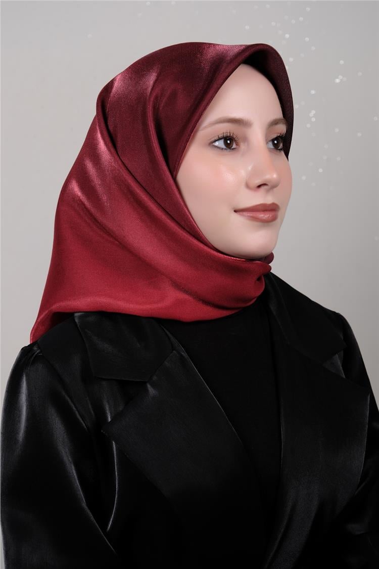 Elizya Degrade Eşarp 4010-4 Siyah-Kırmızı 