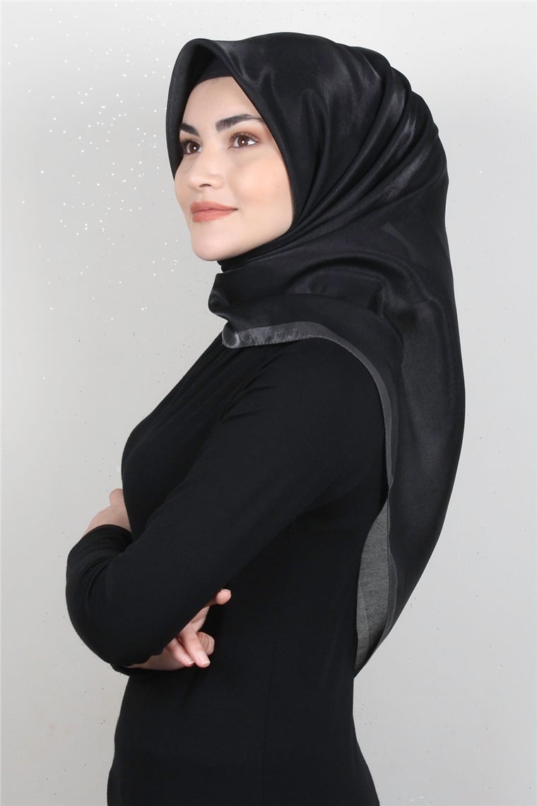 Elizya Simli Eşarp 3008-16 Siyah
