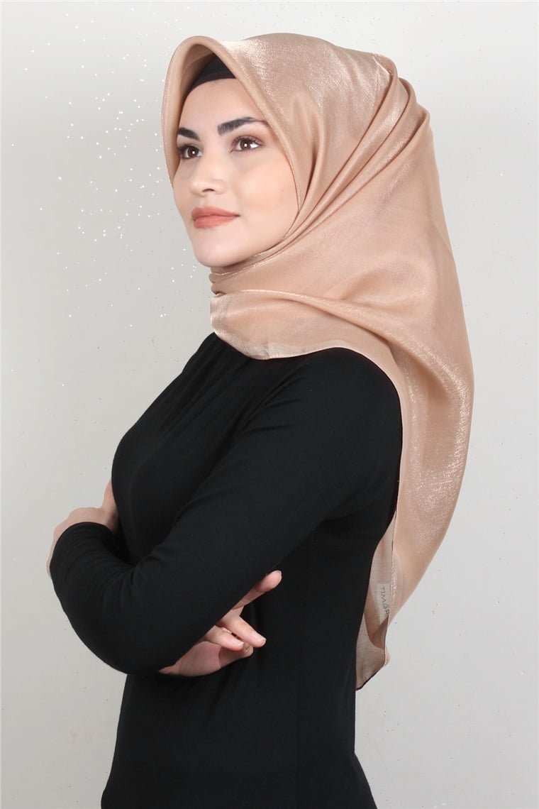 Elizya Simli Eşarp 3008-21 Soğan Kabuğu