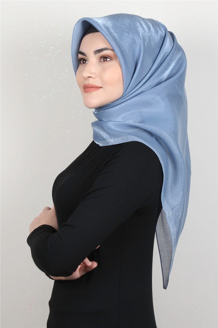 Elizya Simli Eşarp 3008-8 İndigo