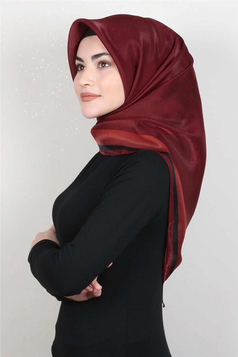 Elizya Simli Eşarp 3009-11 Bordo
