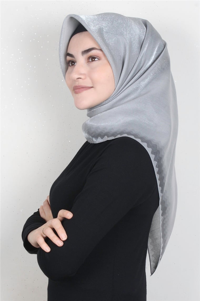 Elizya Simli Eşarp 4008-13 Duman