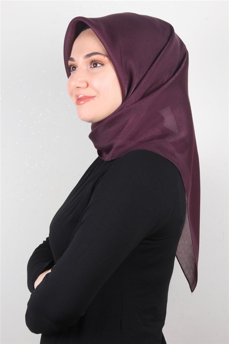 Elizya Simli Eşarp 4009-25 Mürdüm