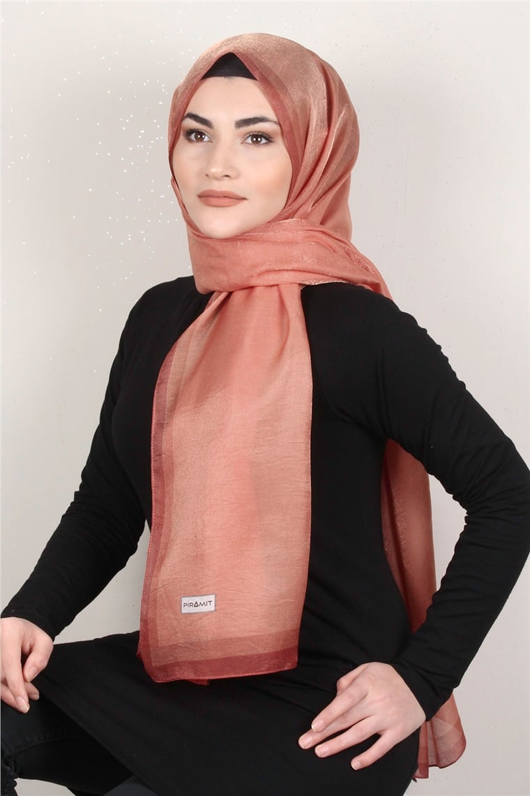 Elizya Simli Şal 4000-13 Somon