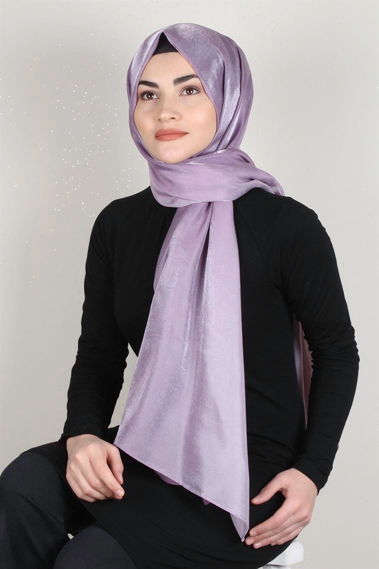 Elizya Simli Şal 4000-27 Lila