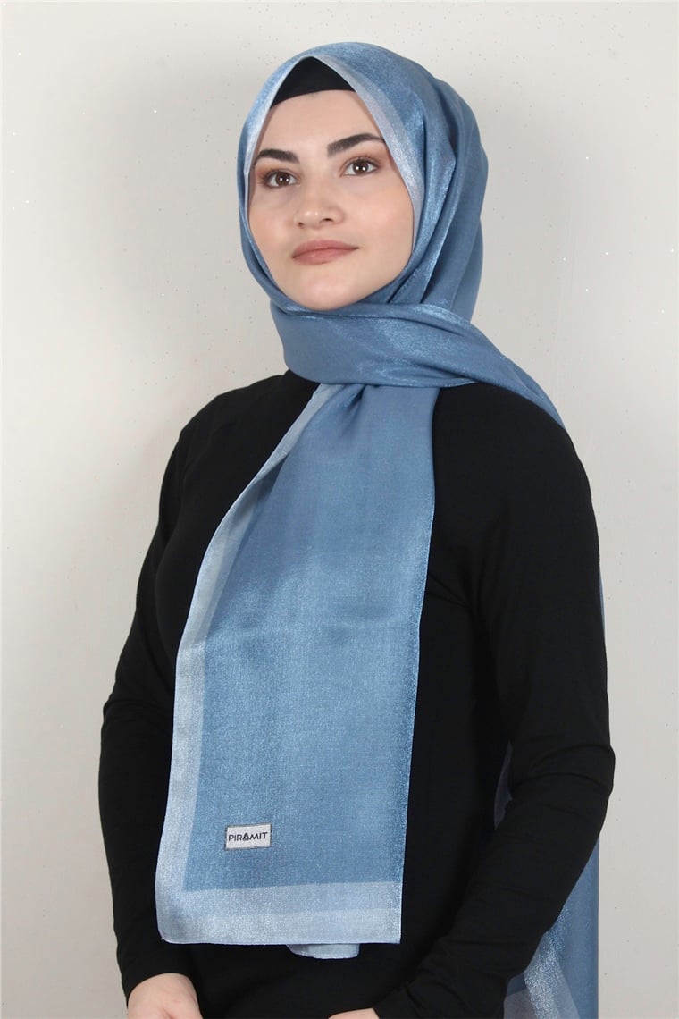Elizya Simli Şal 4000-43 İndigo