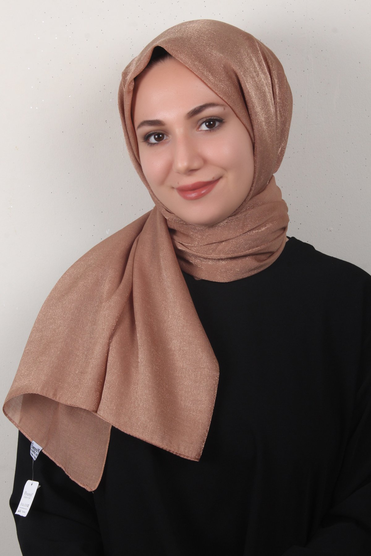 Elizya Simli Şal 4000-68 Sütlü Kahve