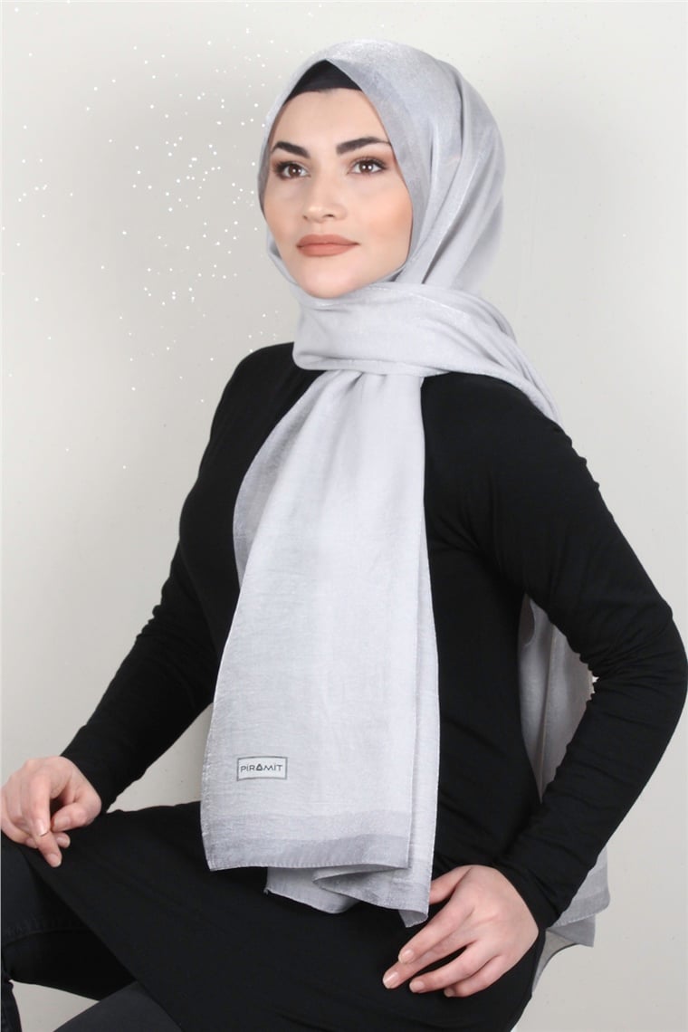 Elizya Simli Şal 4000-8 Gri