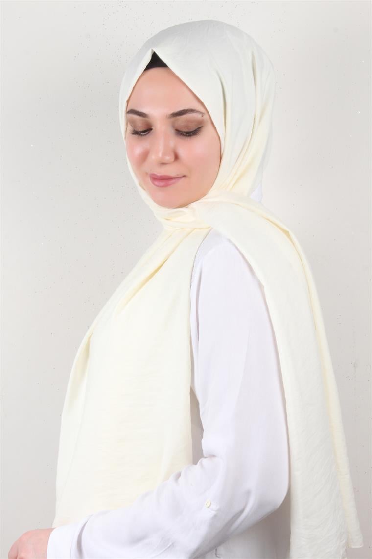 Eşarppark Yaz Serinliği Şal 2752-21 Ekru