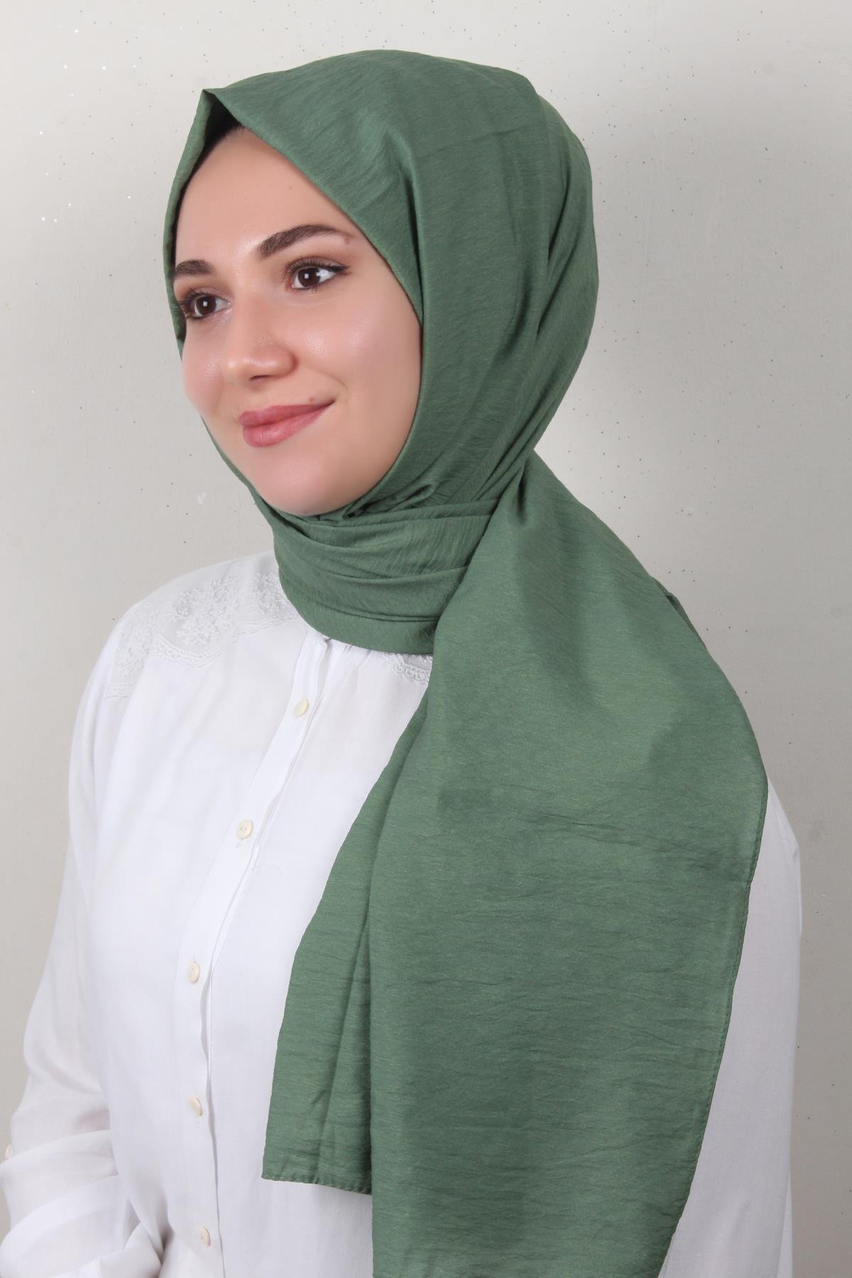 Eşarppark Yaz Serinliği Şal 2752-4 Haki