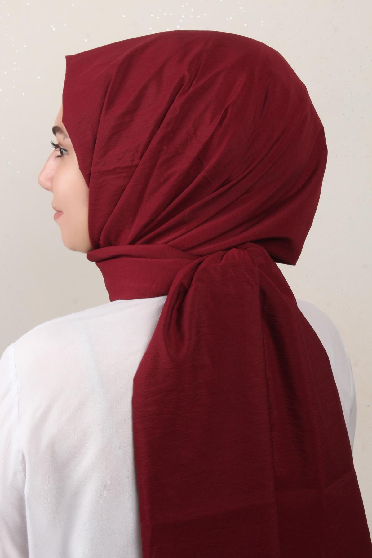 Eşarppark Yaz Serinliği Şal 2752-7 Bordo