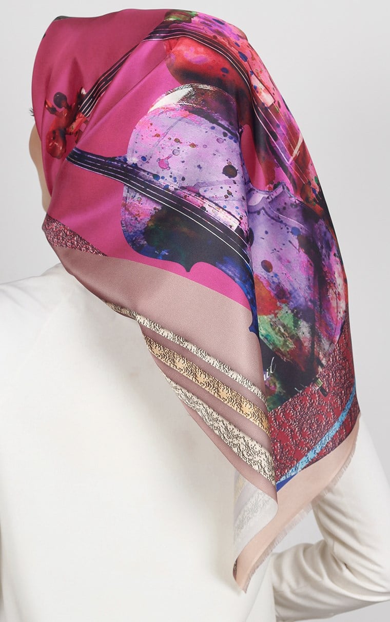 Piramit Tafta Dijital Eşarp 1923-1