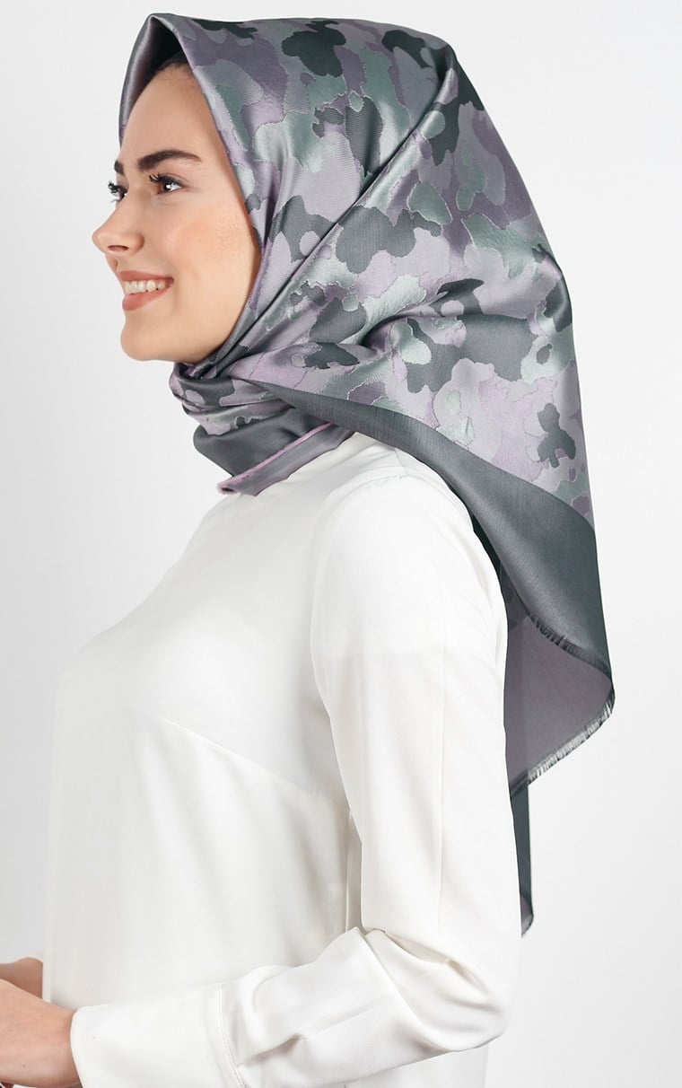 Pano Desenli Eşarp 1316-15