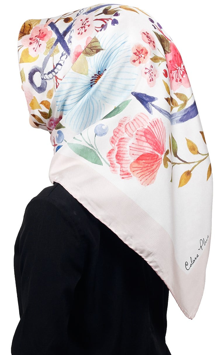 İthal İpek Eşarp 1577-3