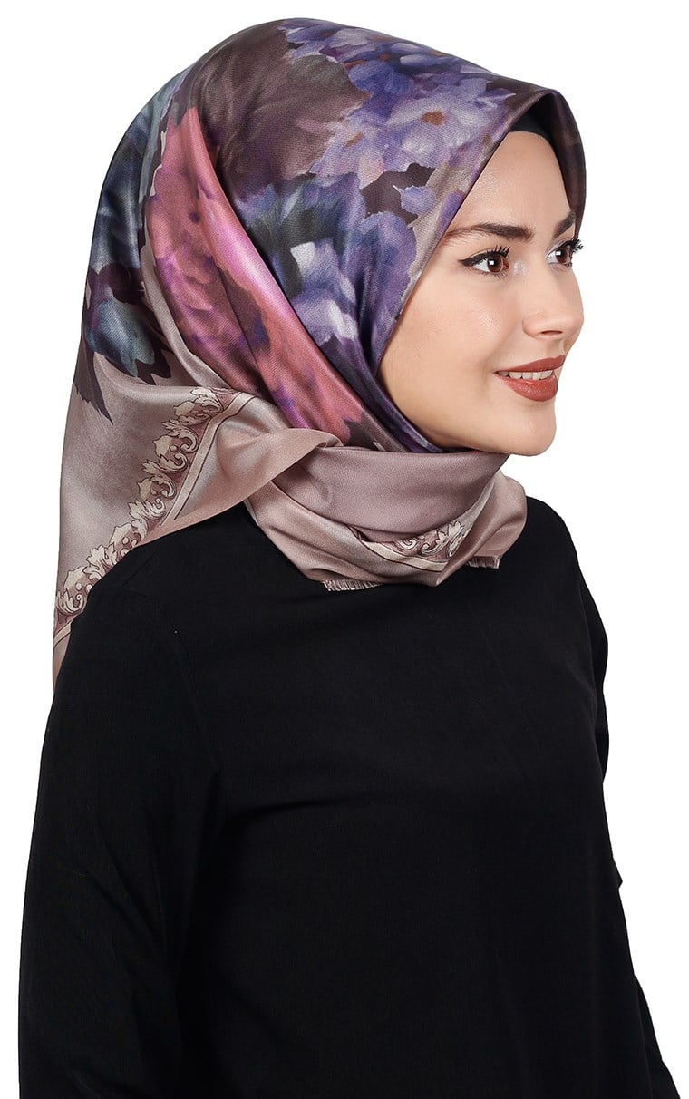 Piramit Tafta Dijital Eşarp 1916-8