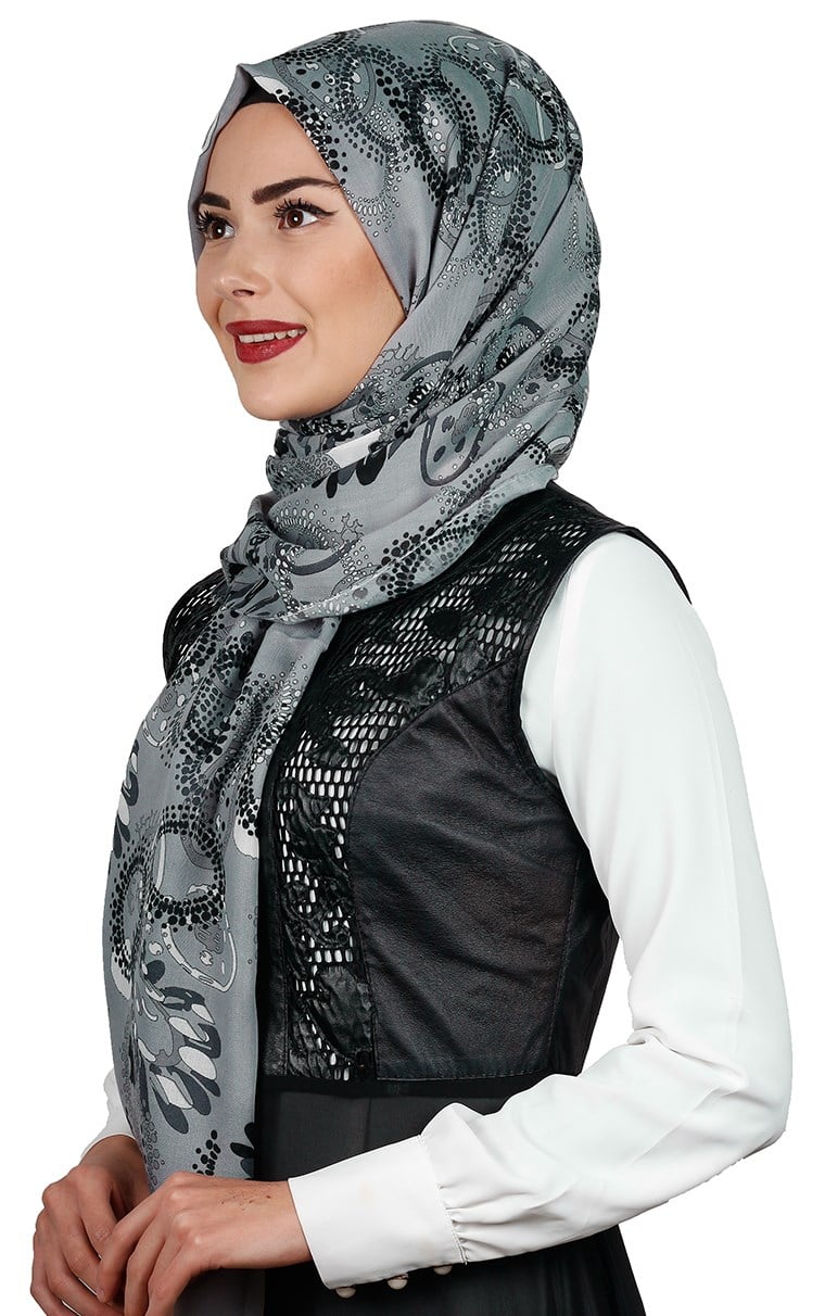 Kışlık Yünlü Şal 5381-6