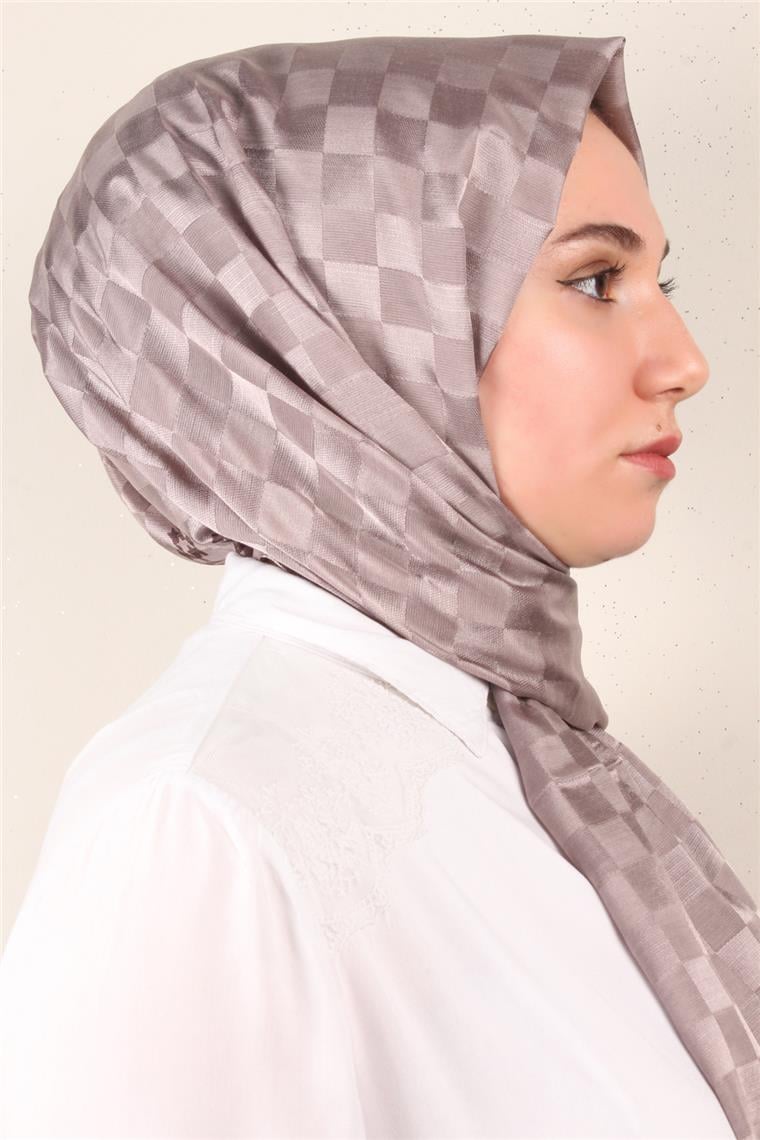 Fashion İpeksi Şal 2881-10 Miskli Kahve
