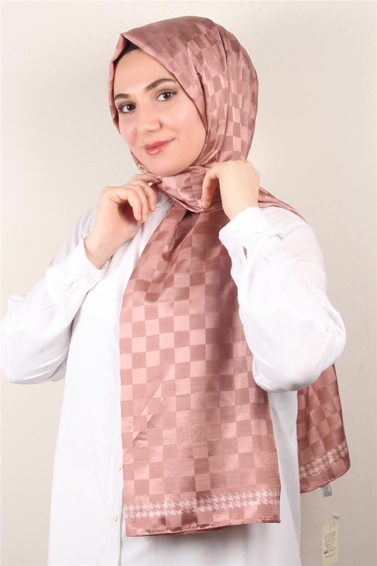 Fashion İpeksi Şal 2881-11 Gül Kurusu