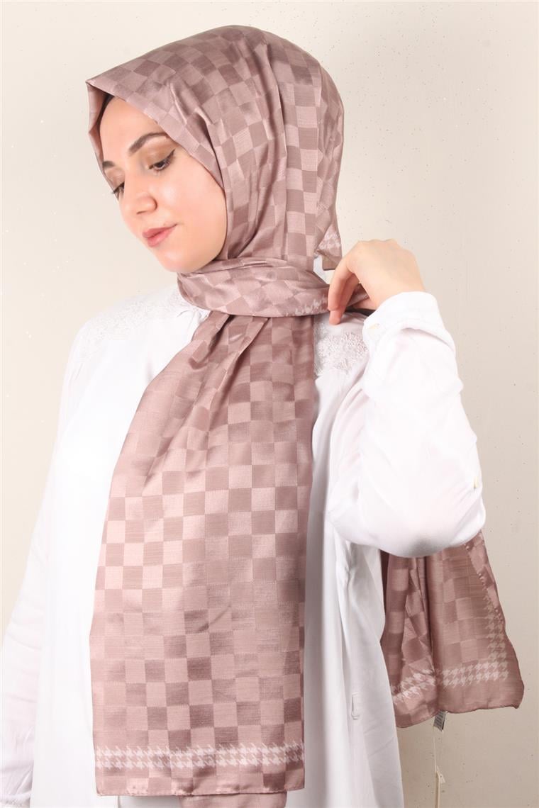 Fashion İpeksi Şal 2881-12 Koyu Pudra