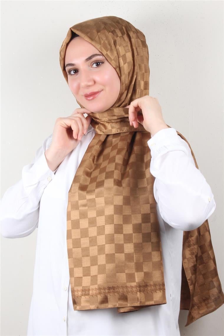 Fashion İpeksi Şal 2881-8 Karamel