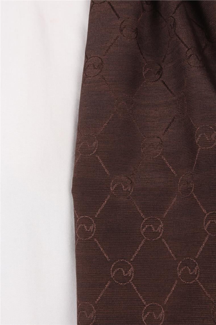 Fashion İpeksi Şal 2882-16 Kahverengi