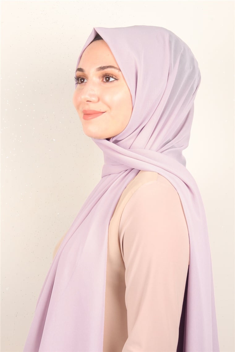 Fiesta Düz Krep Şal 2742-35 Sümbül