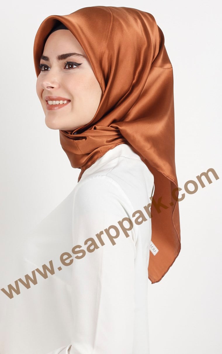 Fiesta Düz Renk İpek Eşarp 1500-4