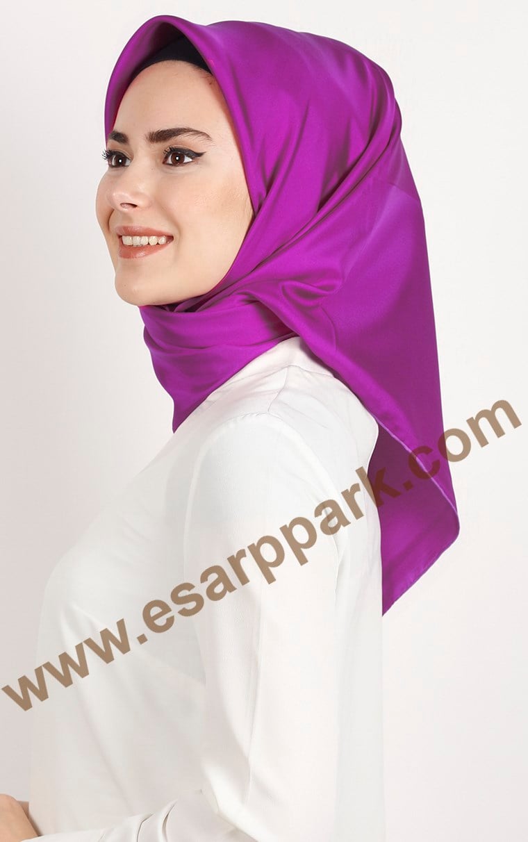 Fiesta Düz Renk İpek Eşarp 1600-18