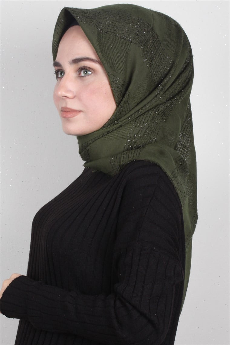 Fileli Coton Eşarp 1705-2