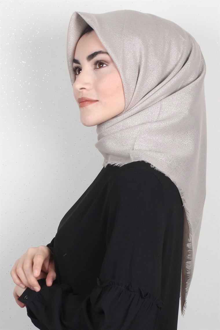 Fileli Coton Eşarp 1706-0