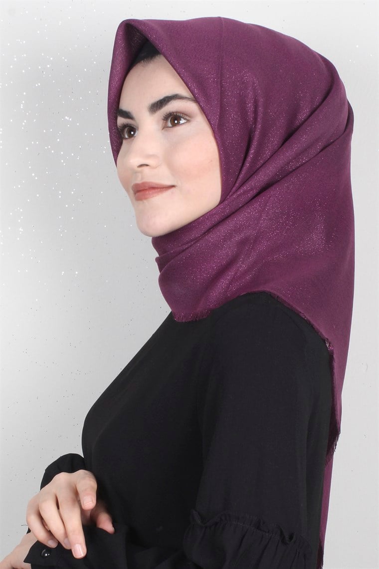 Fileli Coton Eşarp 1706-1