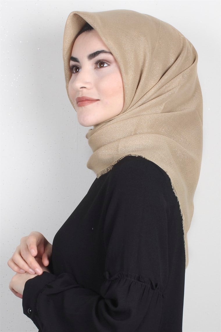 Fileli Coton Eşarp 1706-3