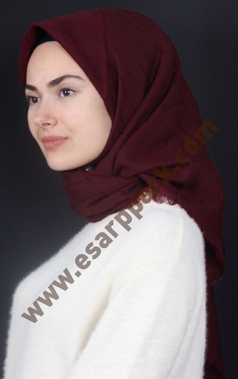 Fileli Coton Eşarp 1710-13