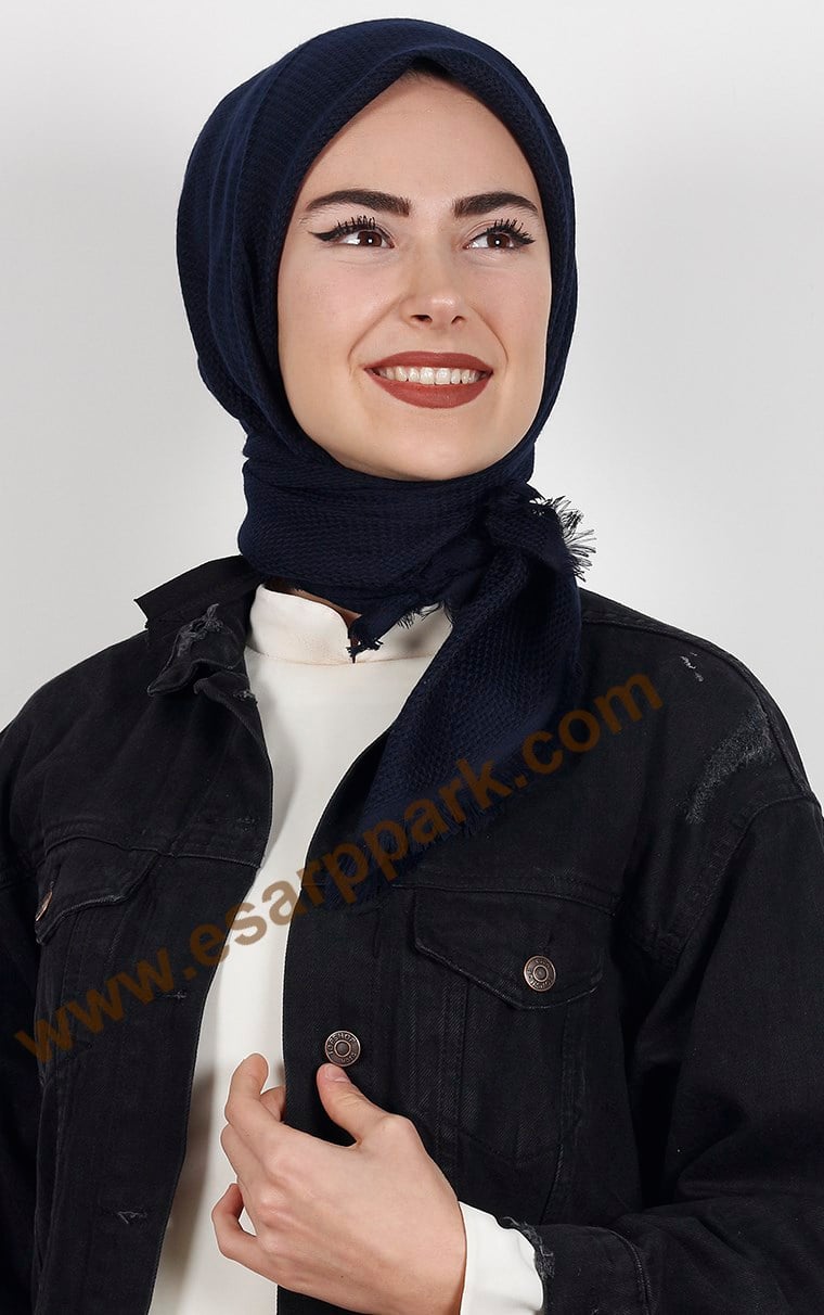 Fileli Coton Eşarp 1710-15